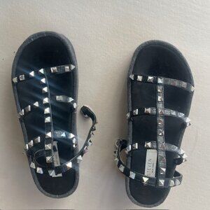 Steven by Steve Madden Studded Gladiator Sandals – Black